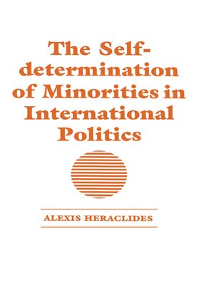 cover image of The Self-determination of Minorities in International Politics